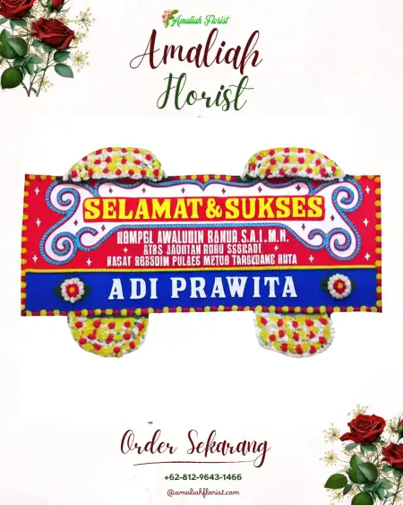 Papan Bunga Ucapan Selamat Kadujangkung